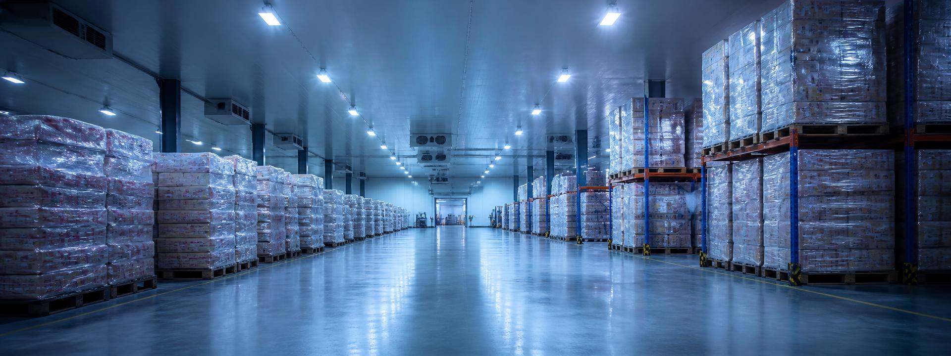 Entrepôt de stockage sous température contrôlée